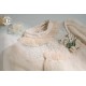 Miss Point Through Your Bloom Half Lotus Sleeve Blouse(Reservation/Full Payment Without Shipping)